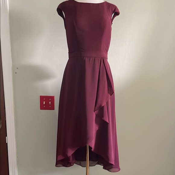 JJs House | Dresses | Aline Scoop Asymmetrical Chiffon Cocktail Dress ...